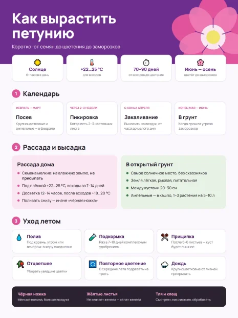 Петуния крупноцветковая Танго Красная с белой звездой (ПРОФИ) семена