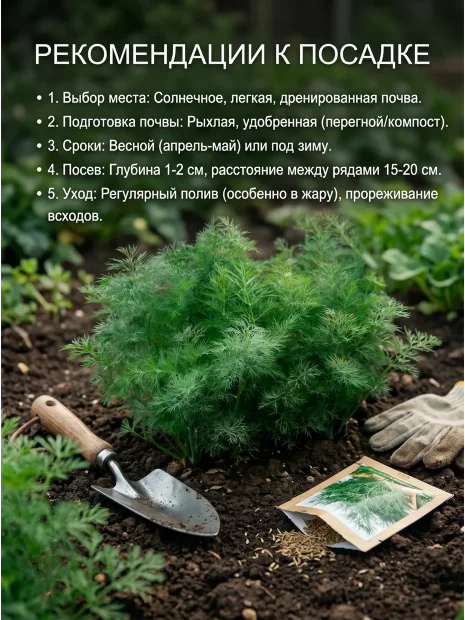 Наборы овощей "Укроп" семена 